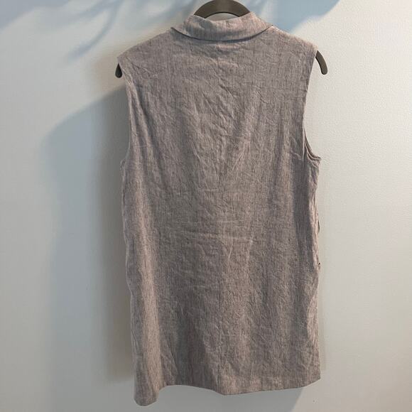 Jason Wu Feather Grey Sleeveless Double Button Mini Dress Size S - Picture 5 of 9